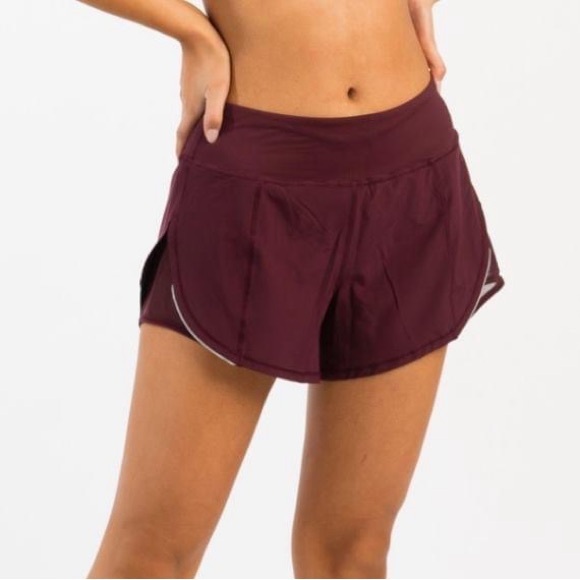 ZYIA Plum Mesh Energy Shorts Medium NWT 452 - Picture 4 of 14